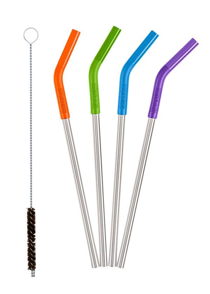 5 Piece Straw Set - Multi Color