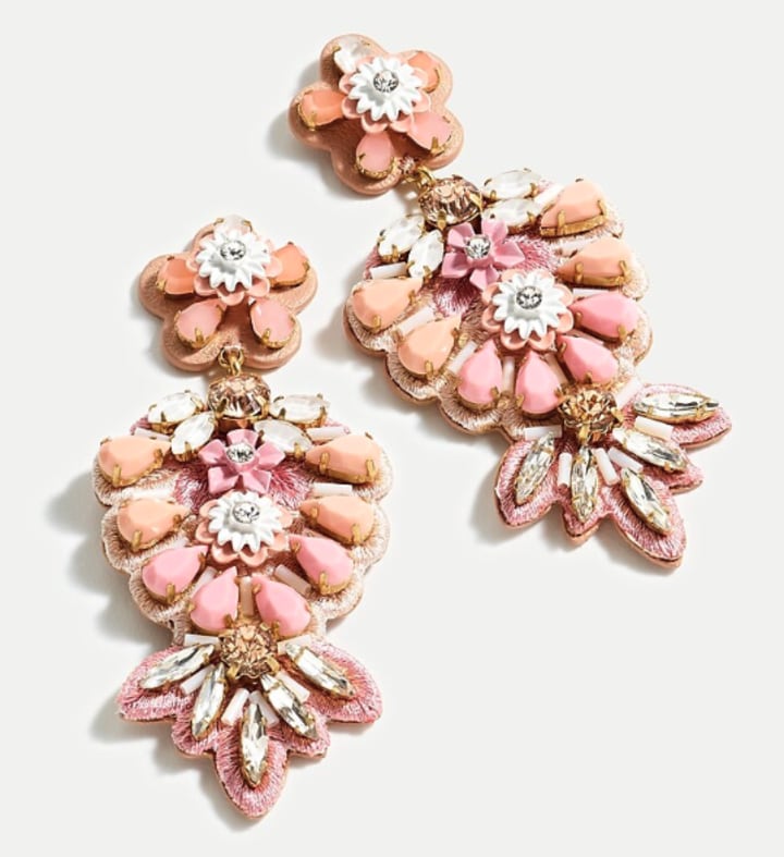 J.Crew Embroidered Earrings