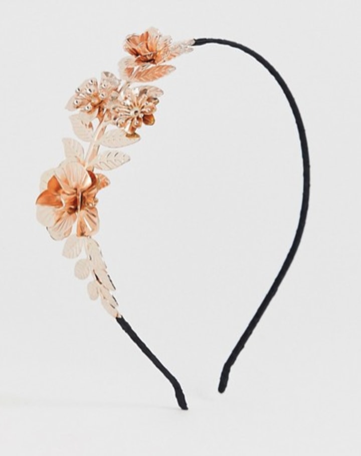 Asos Floral Leaf Headband