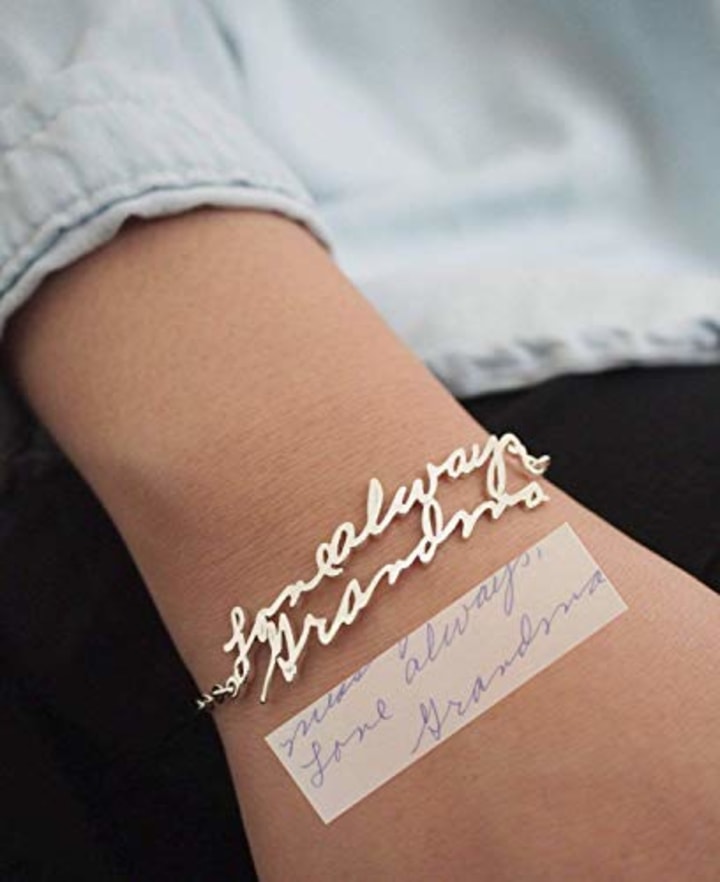 CaitlynMinimalist Handwriting Bracelet