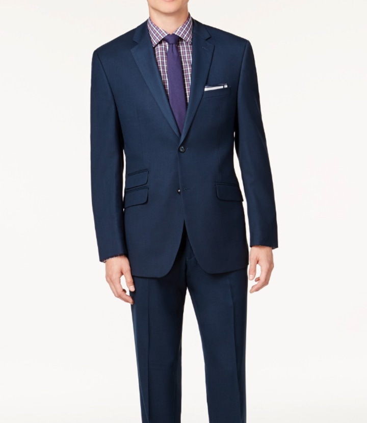 Perry Ellis Portfolio Men's Slim-Fit Suit