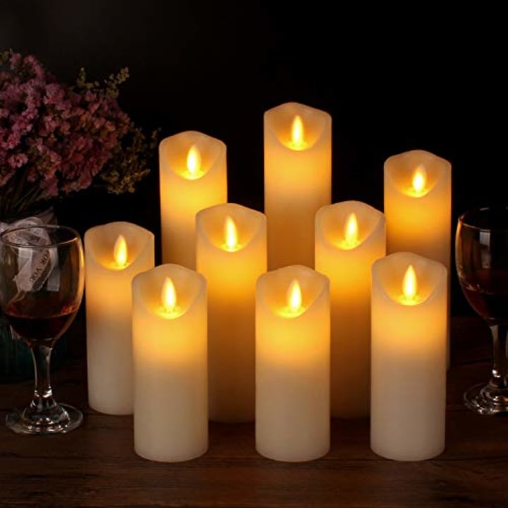 Antizer Flameless Candles Set of 9