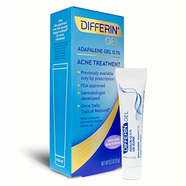 Differin Adapalene Gel 0.1% Acne Treatment, 15g, 30 Day Supply, 0.5 Ounce