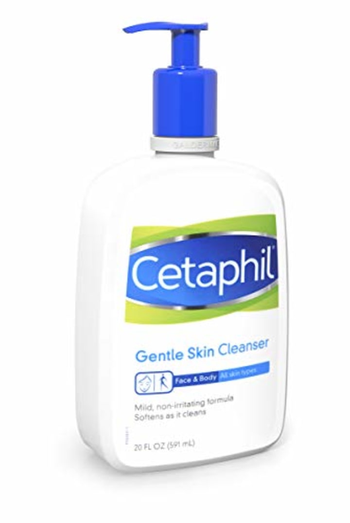Cetaphil Gentle Skin Cleanser for All Skin Types, 20 Fl Oz (Pack of 1)