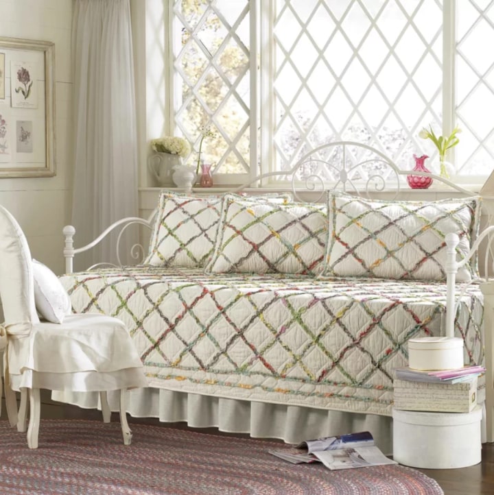 Laura Ashley Ruffle Garden Daybed Cover Set
