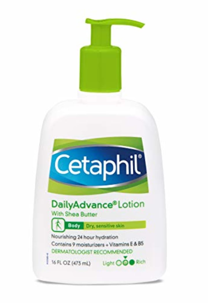 Cetaphil Daily Advance Ultra Hydrating Lotion With Shea Butter For Dry, Sensitive Skin, 16 Fl Oz (Pack of 1)