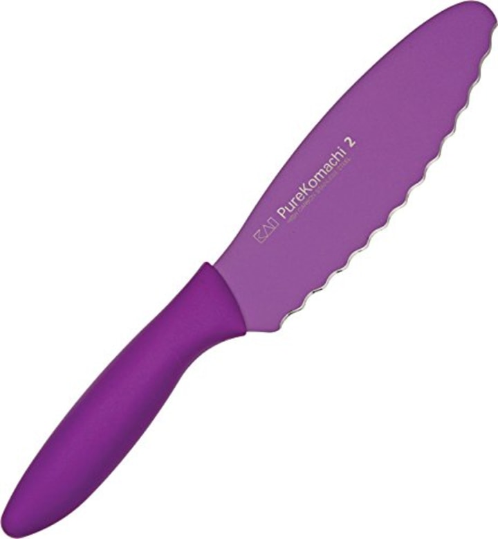 Pure Komachi 2 Purple Carbon Steel Sandwich Knife