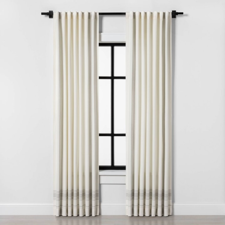 84" Hem Stripe Curtain Panel