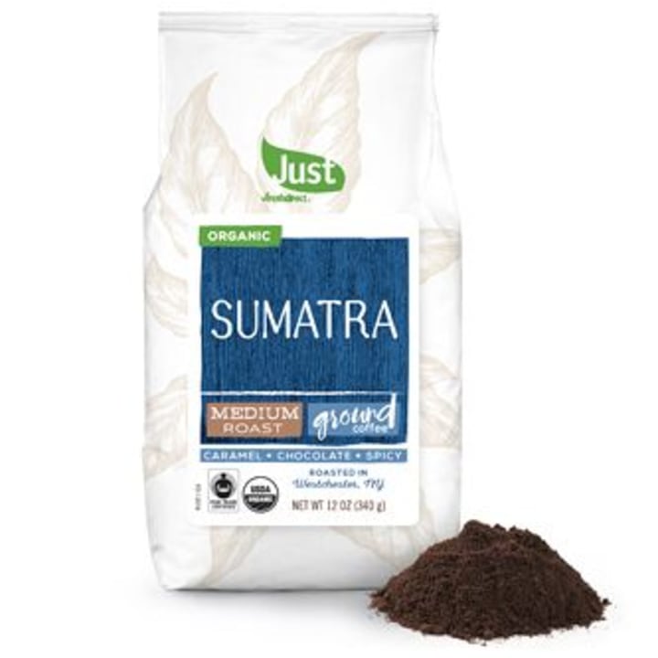 Just FreshDirect Fair Trade Organic Ground Coffee, Sumatra