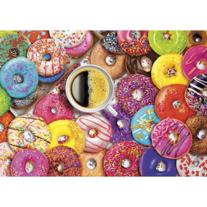 Buffalo Games Coffee and Donuts 300 Piece Jigsaw Puzzle