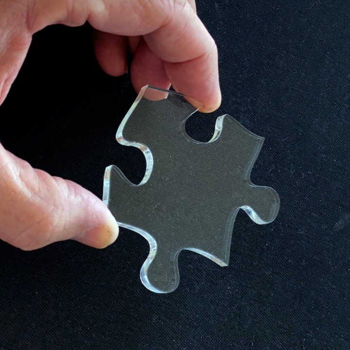 Puzzibility Practically Impossible Clear Jigsaw Puzzle