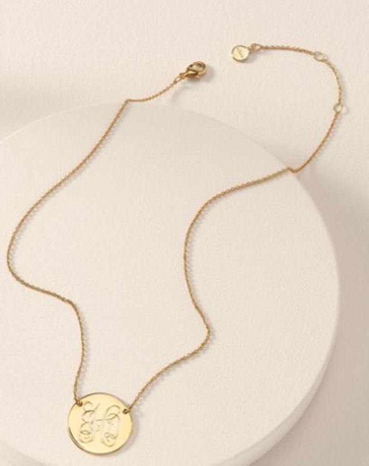 Kay jewelers engraved necklace top