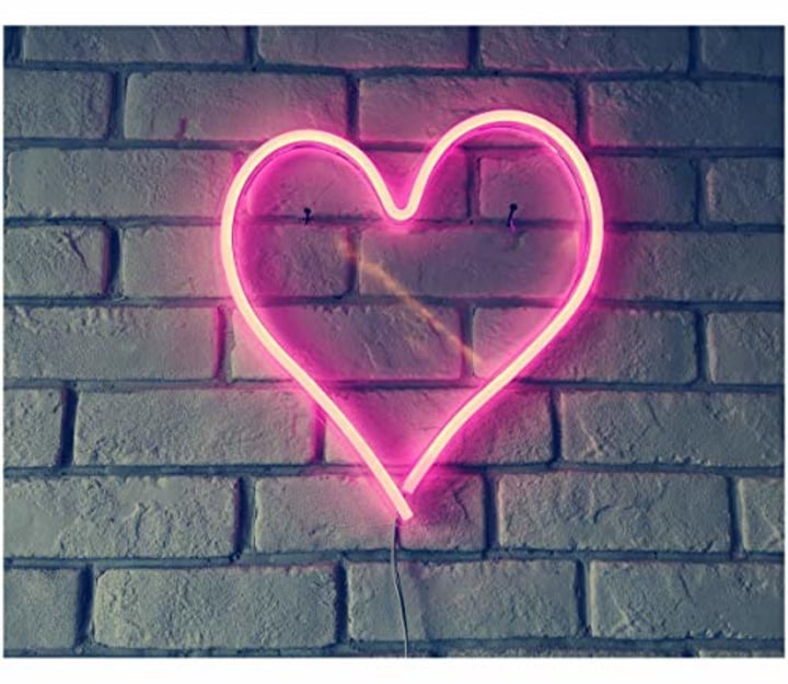 ChemCare Heart Shape LED Neon Light Sign