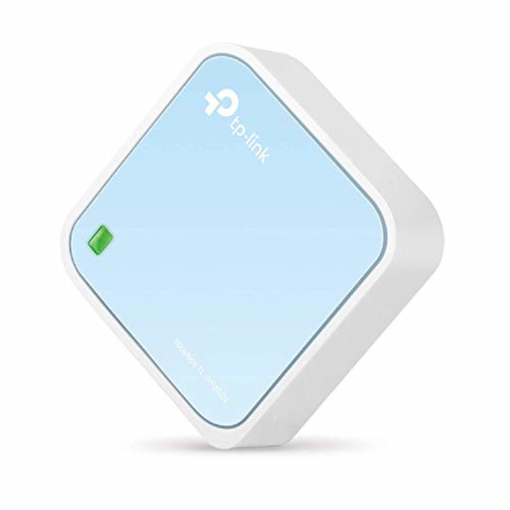TP-Link N300 Wireless Portable Nano Travel Router - WiFi Bridge/Range Extender/Access Point/Client Modes, Mobile in Pocket(TL-WR802N)