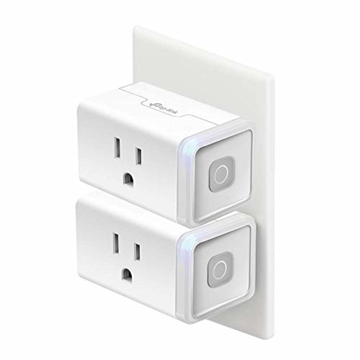 Kasa Smart Plug by TP-Link,Smart Home WiFi Outlet works with Alexa,Echo&amp;Google Home,No Hub Required,Remote Control,12 Amp,UL certified,2-Pack (HS103P2)