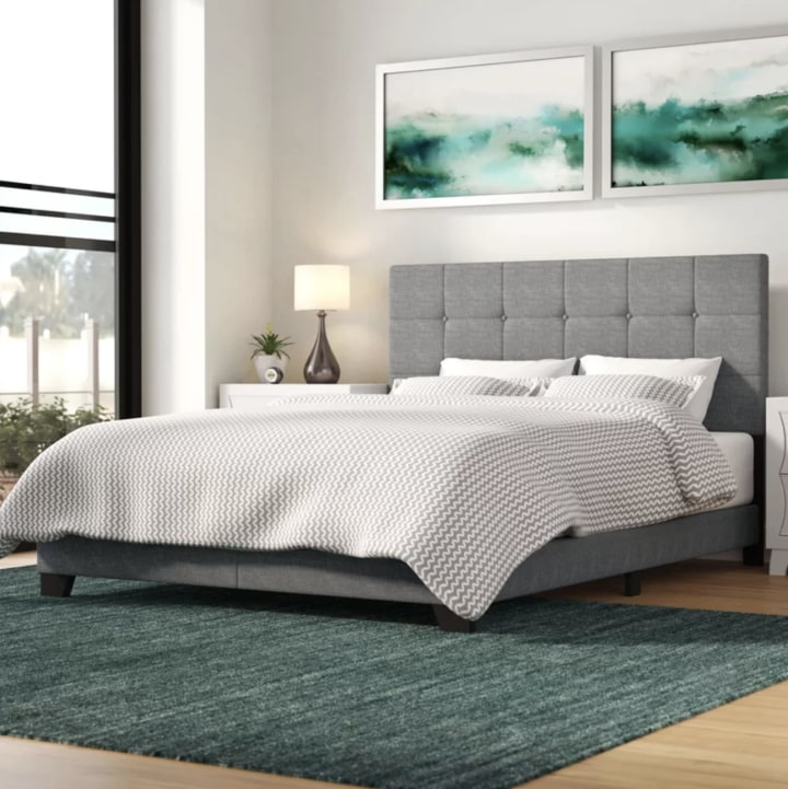 Wayfair Mercury Row Cloer Tufted Upholstered Standard Bed