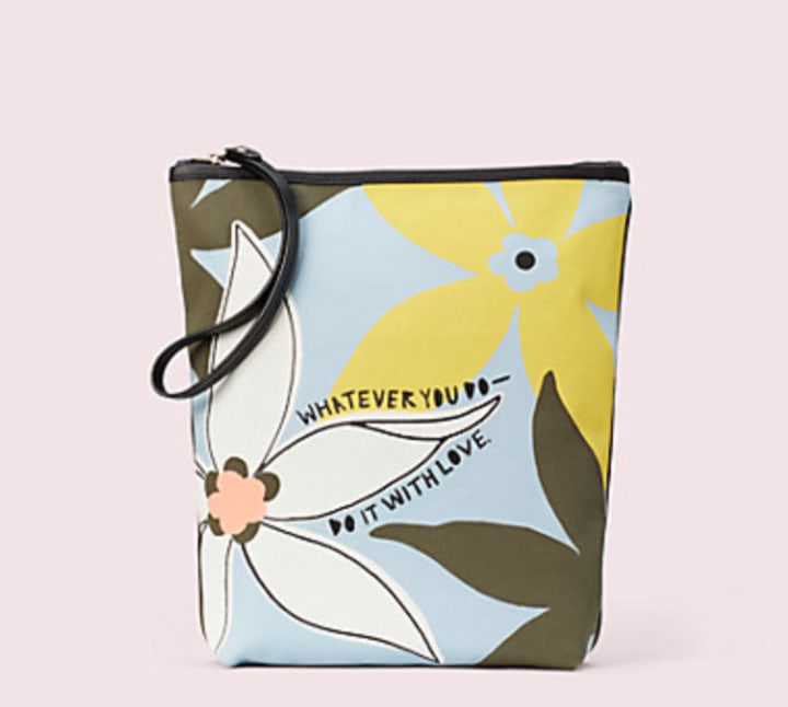 Cleo Wade x Kate Spade New York Floral Pouch