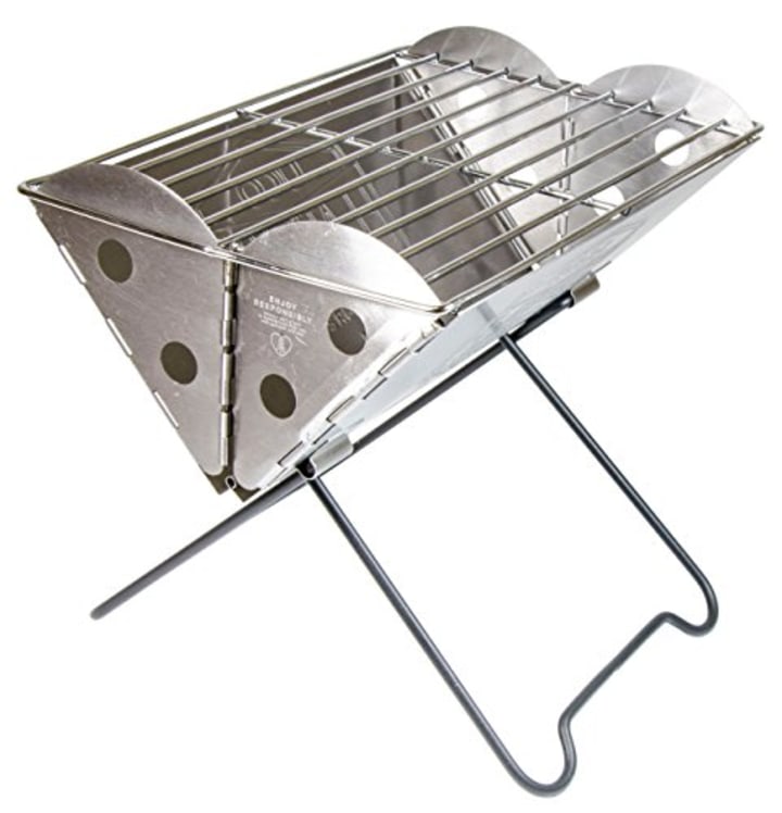 Uco Flatpack Mini Portable Stainless Steel Grill and Fire Pit