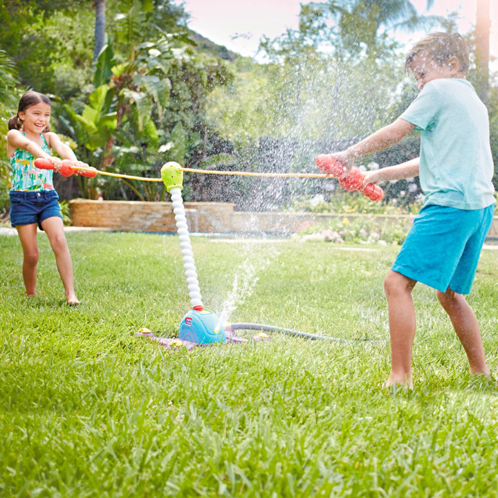 JOYIN Fire Hydrant Water Sprinklers for Kids Kids Sprinkler Water Toys for Outdoor Yard and Summer Fun Activities
