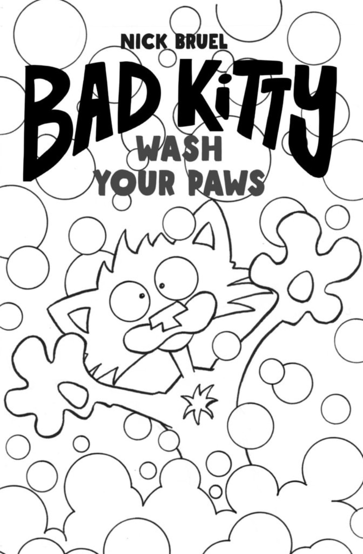 &quot;Bad Kitty: Wash Your Paws,&quot; by Nick Bruel