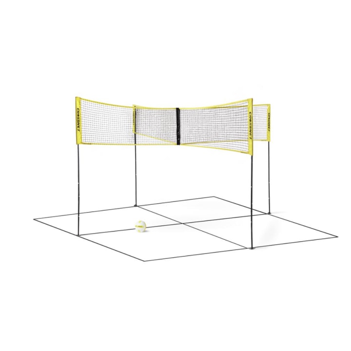 Crossnet Four Square Volleyball Net and Game Set