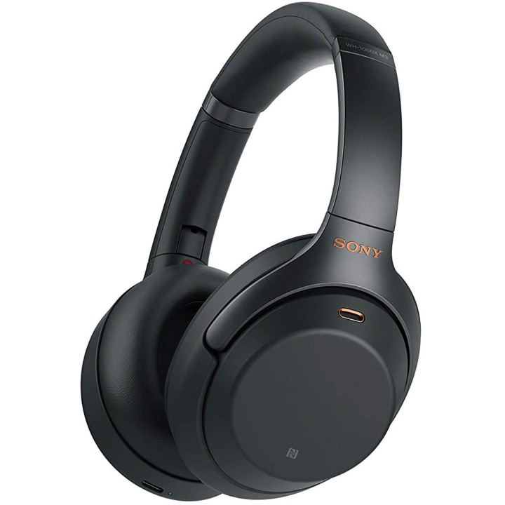 Sony WH1000XM3 Wireless Noise Canceling Over-the-Ear Headphones with Google Assistant - Black