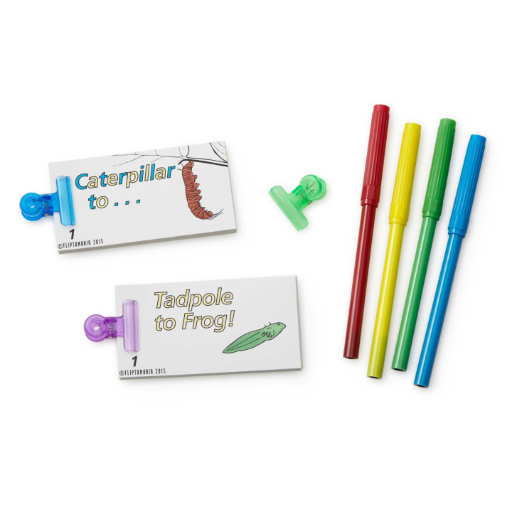 Flipbook Kits | Robot, Rocket, Butterfly, Frog, Flip, Books, Kit, Flipbooks