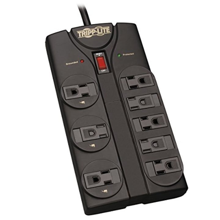 Tripp Lite TLP808B Protect It! 8-Outlet Surge Protector, 8ft Cord