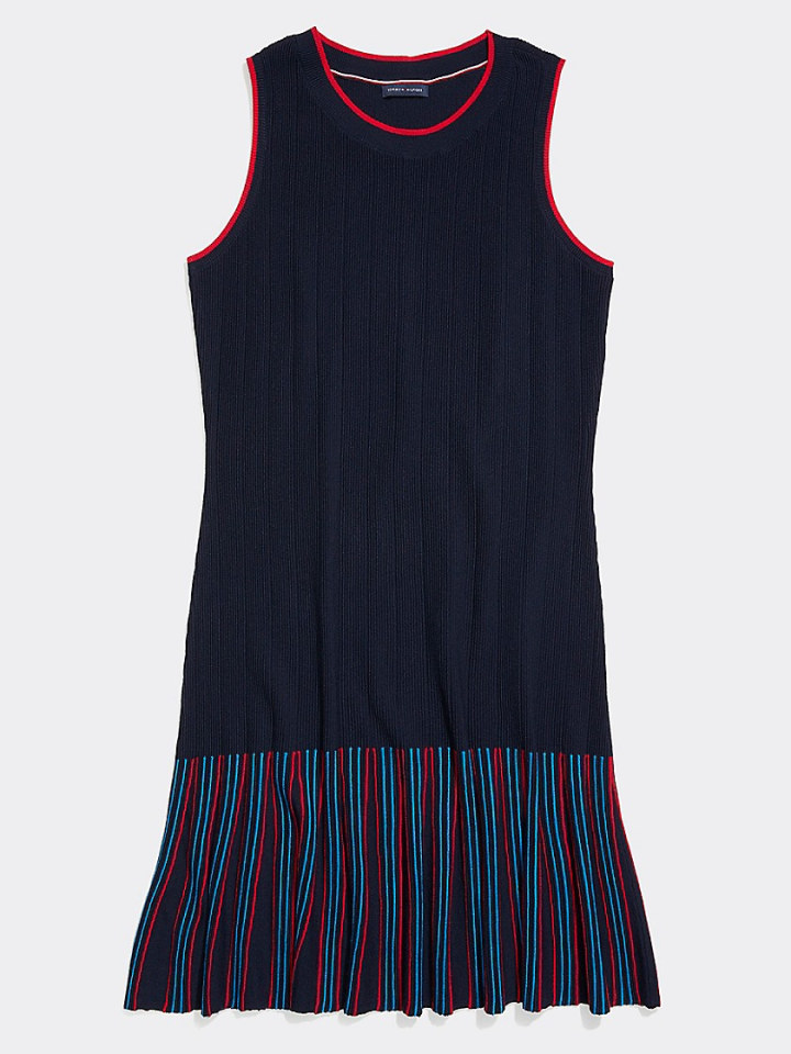 Tommy Hilfiger Adaptive Sleeveless Stripe Dress