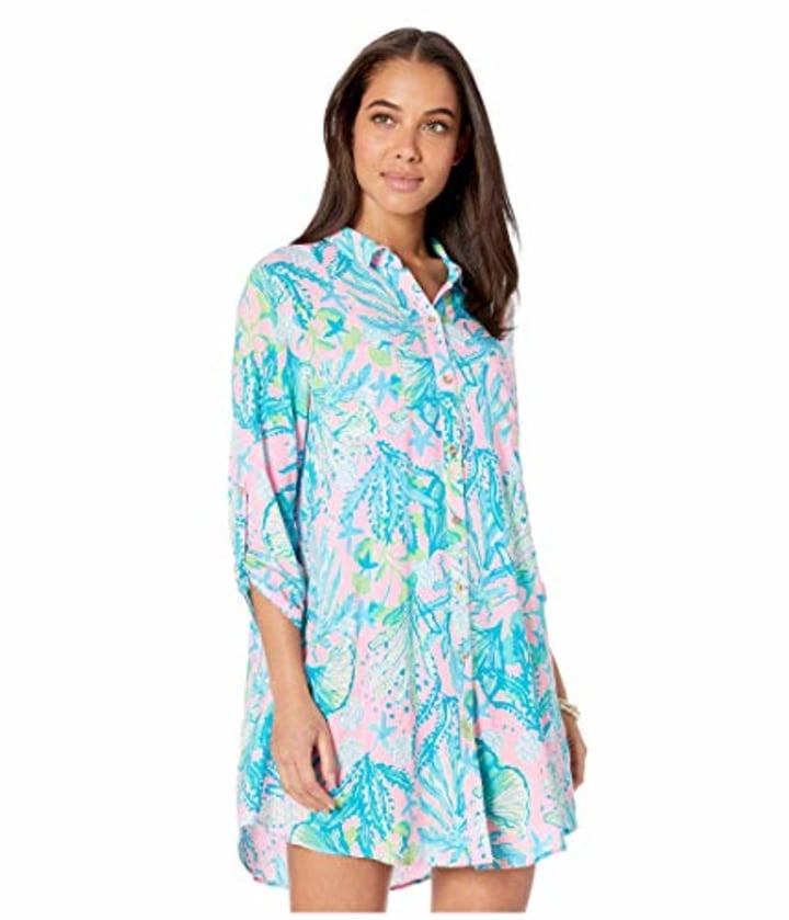 shirt dress beach cover up