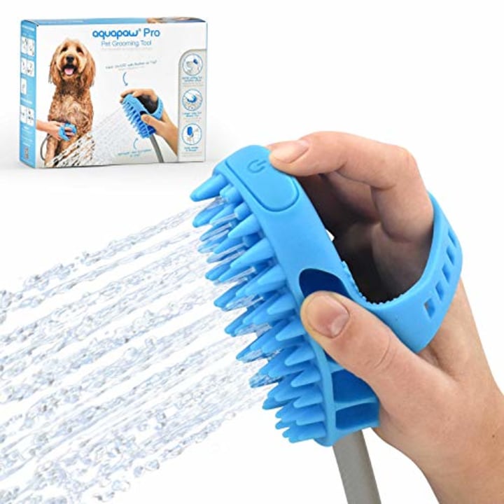 I tried the Aquapaw pet-cleaning brush from 'Shark Tank' — and my dog loved  it