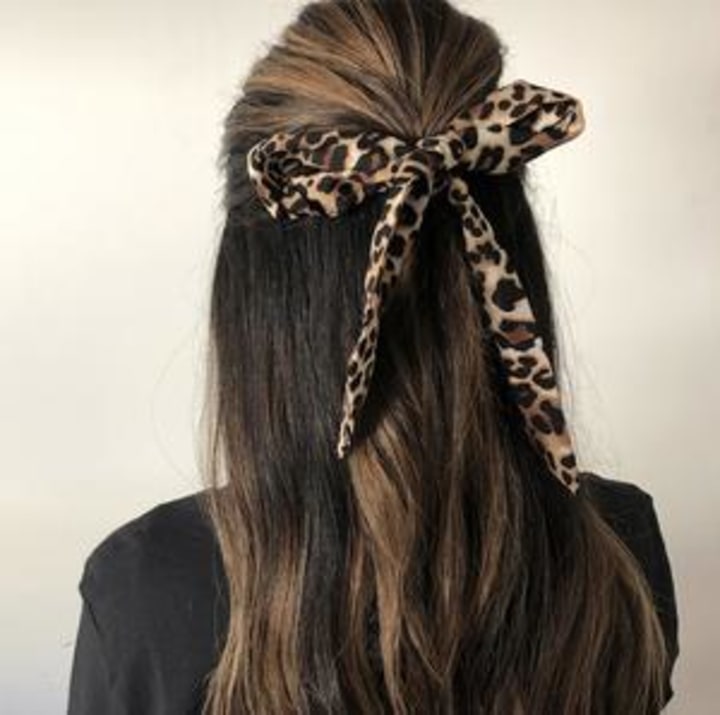 Basic B Beauty Leopard Hair Scarf