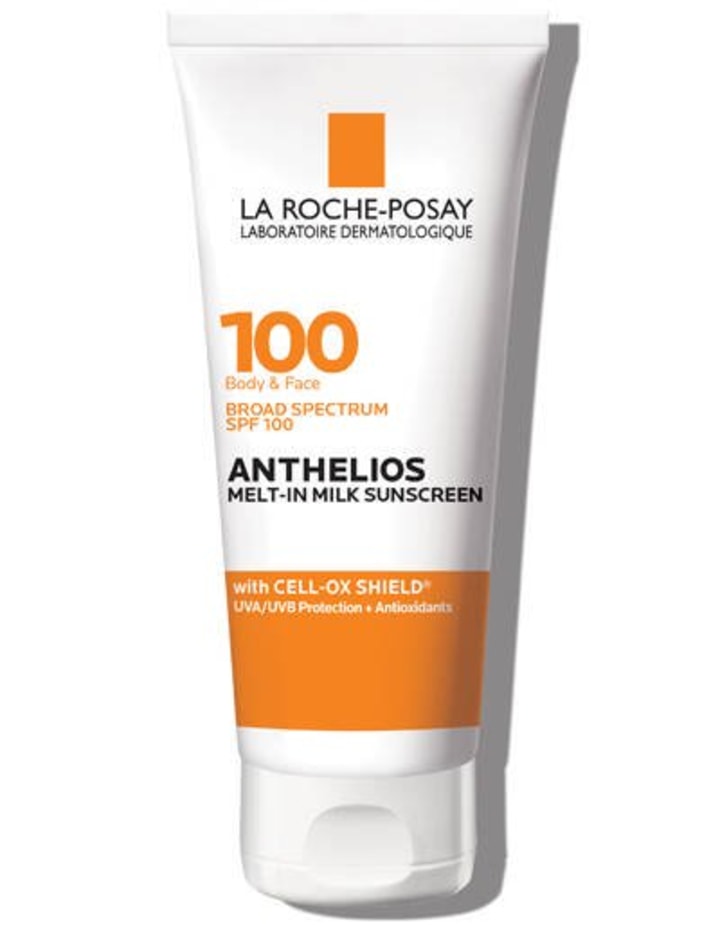 Anthelios Melt-In Milk Sunscreen for Face &amp; Body SPF 100