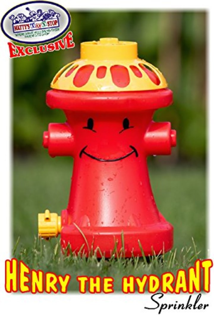 Matty's Toy Stop Henry the Hydrant Water Sprinkler for Kids