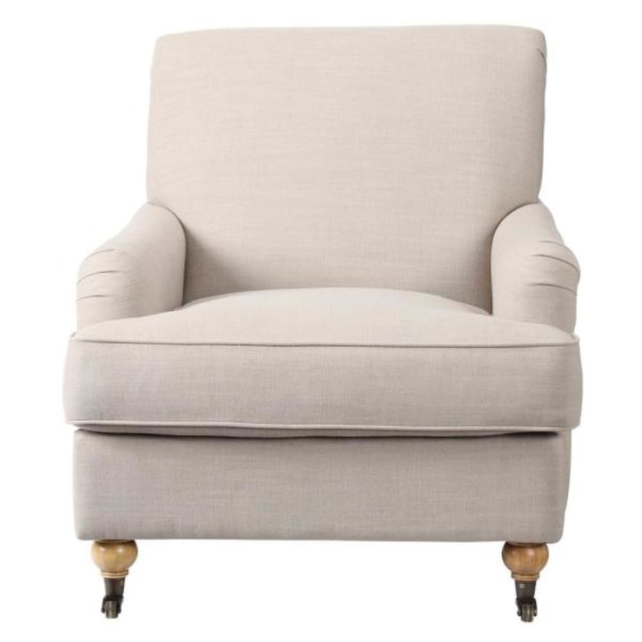 Home Decorators Collection Linen Arm Chair
