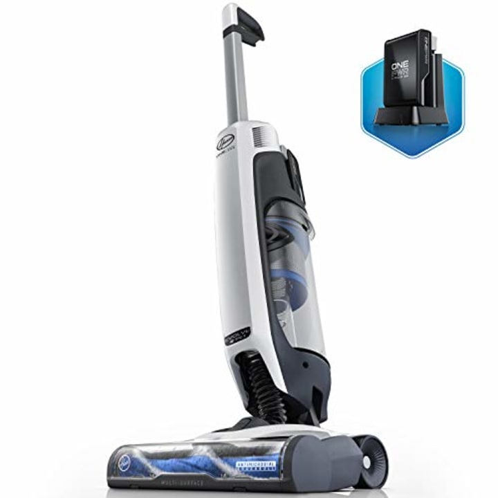 Hoover ONEPWR Evolve Pet Cordless Small Upright Vacuum Cleaner, Lightweight Stick Vac, BH53420PC, White