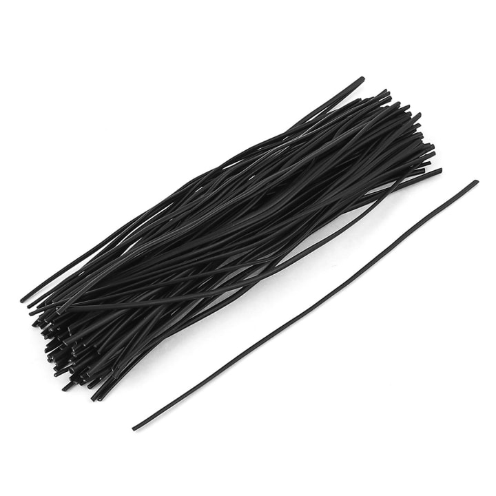100 Pcs Plastic Shell Package Reusable Twist Ties Cable Wires Fasteners 150mm