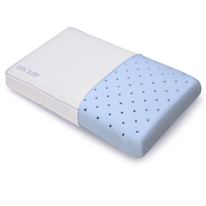 Modern Sleep Cool Sleep Ventilated Gel Memory Foam Gusseted Pillow, Multiple Sizes
