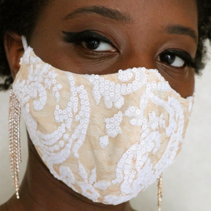 Daniela Tabois Bridal Lace Face Mask