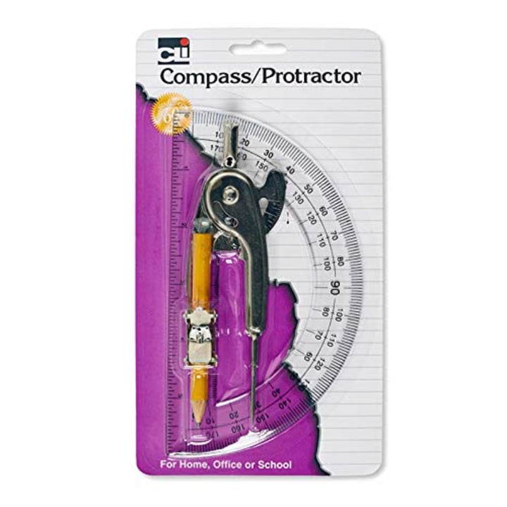 Charles Leonard Compass and Protractor Set