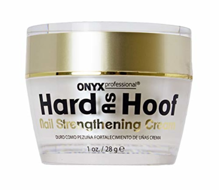 Hard As Hoof Nail Strengthening Cream with Coconut Scent Nail Strengthener, Nail Growth &amp; Conditioning Cuticle Cream Stops Splits, Chips, Cracks &amp; Strengthens Nails, 1 oz