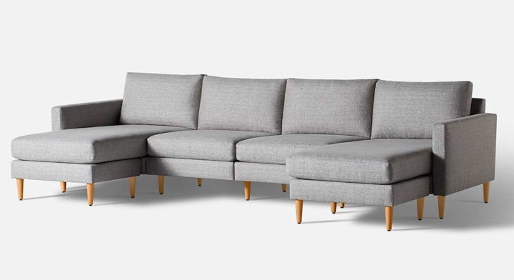 Allform 4-Seat Sofa With Double Chaise