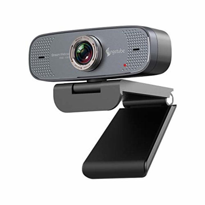 Angetube 1080P USB Webcam with Mic