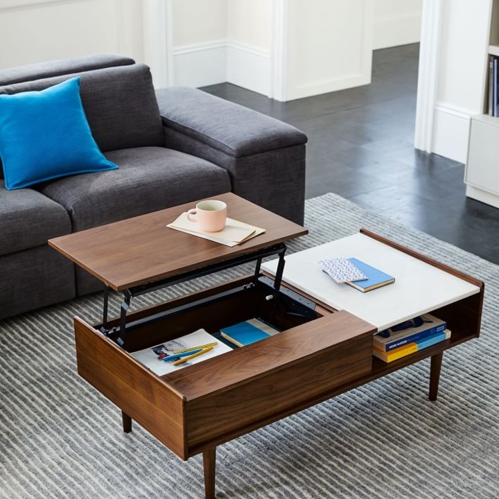 How To Choose A Coffee Table According, Rising Coffee Table Ikea