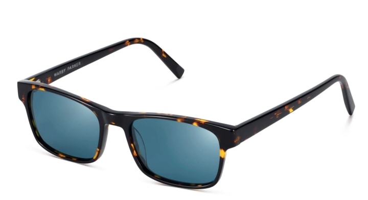 Warby Parker Perkins Burnt Honeycomb Tortoise Sunglasses
