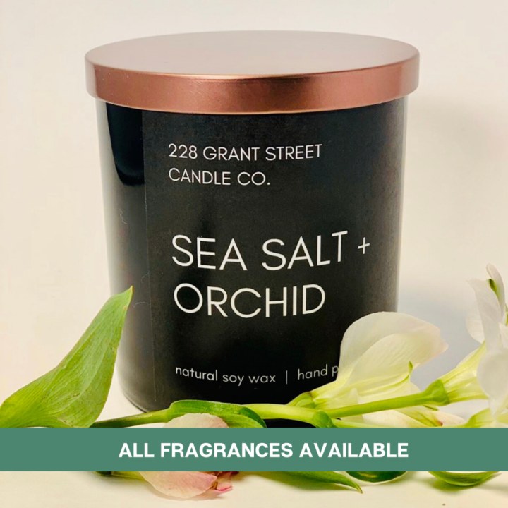 228 Grant Street Candle Co. Sea Salt + Orchid Candle