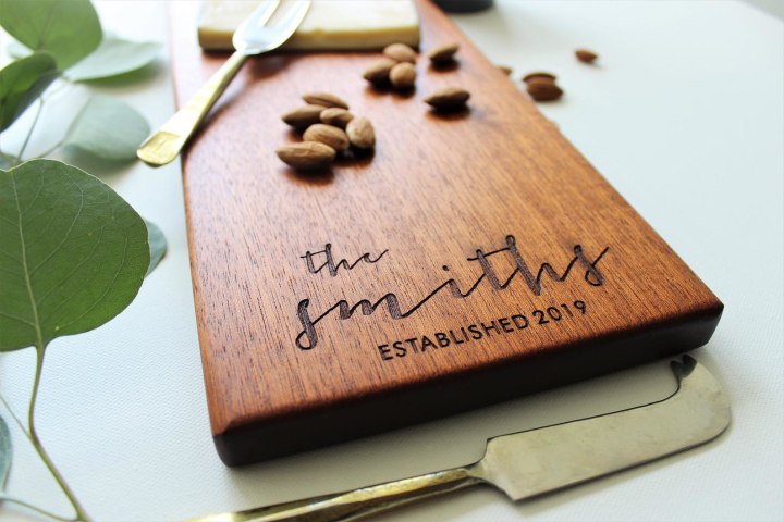 SugarTreeGallery Personalized Cheese Board