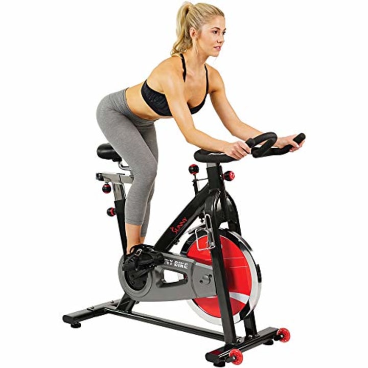 Sunny Health Fitness Indoor Exercise Cycle Bike
