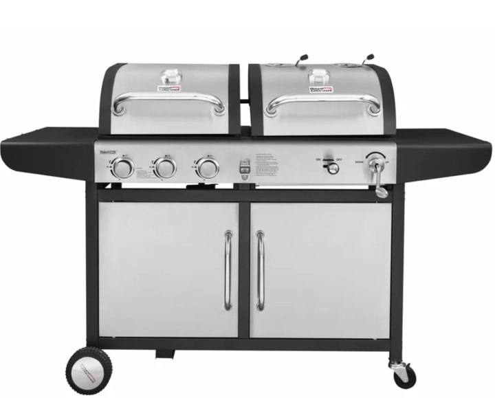 Royal Gourmet Performance 3-Burner Liquid Propane Gas and Charcoal Grill