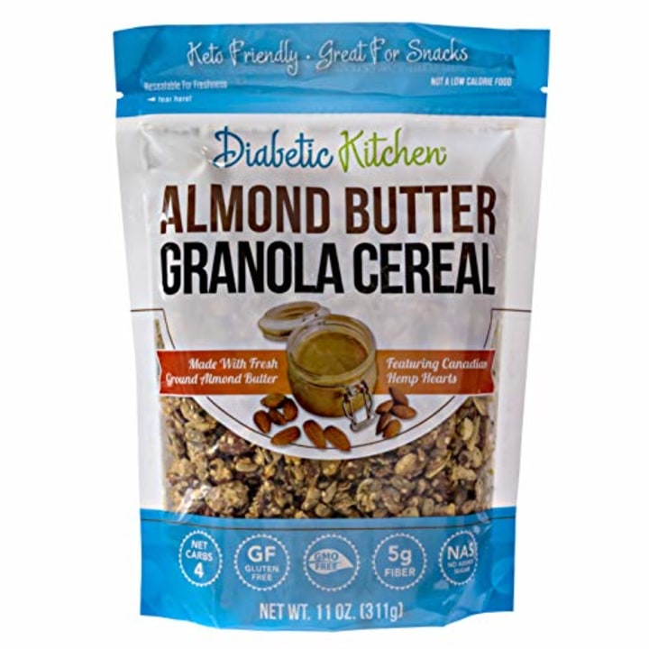 Diabetic Kitchen Almond Butter Keto Granola Cereal